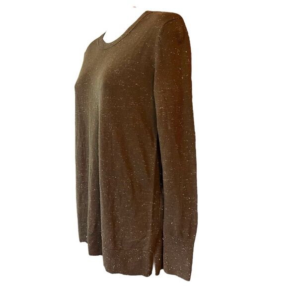 Banana Republic Green Gold Wool Blend Pullover Sweater Sz XS Classic Academia - Picture 14 of 15